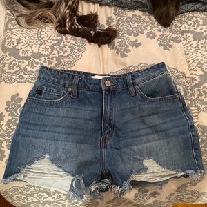 Denim shorts